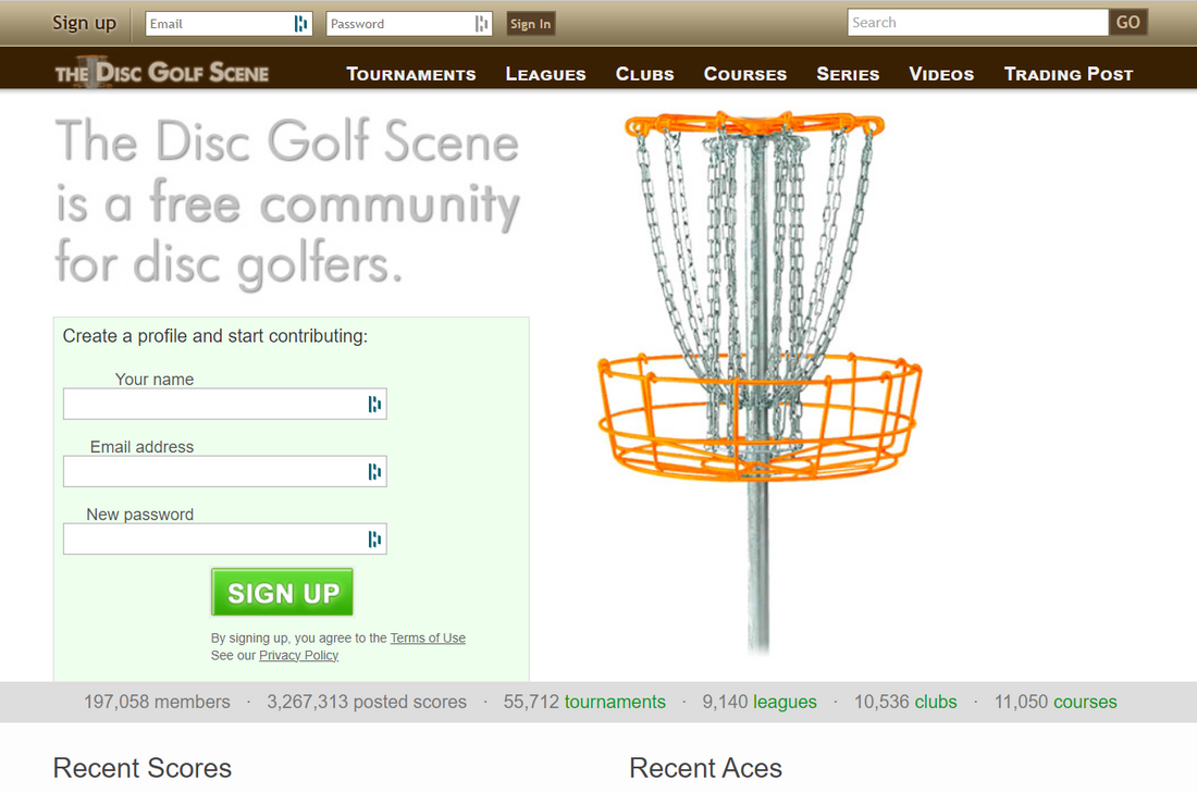 What is Disc Golf Scene?