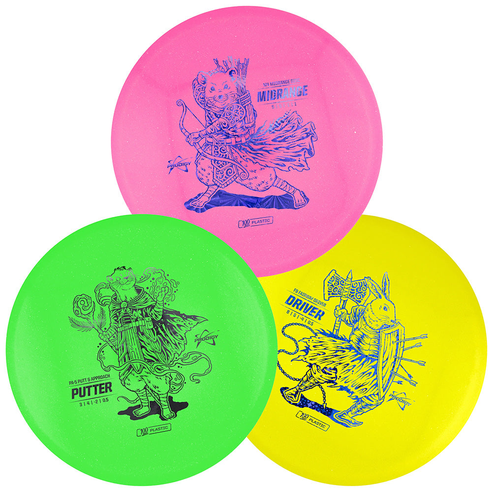 100 Plastic 3-Disc Set