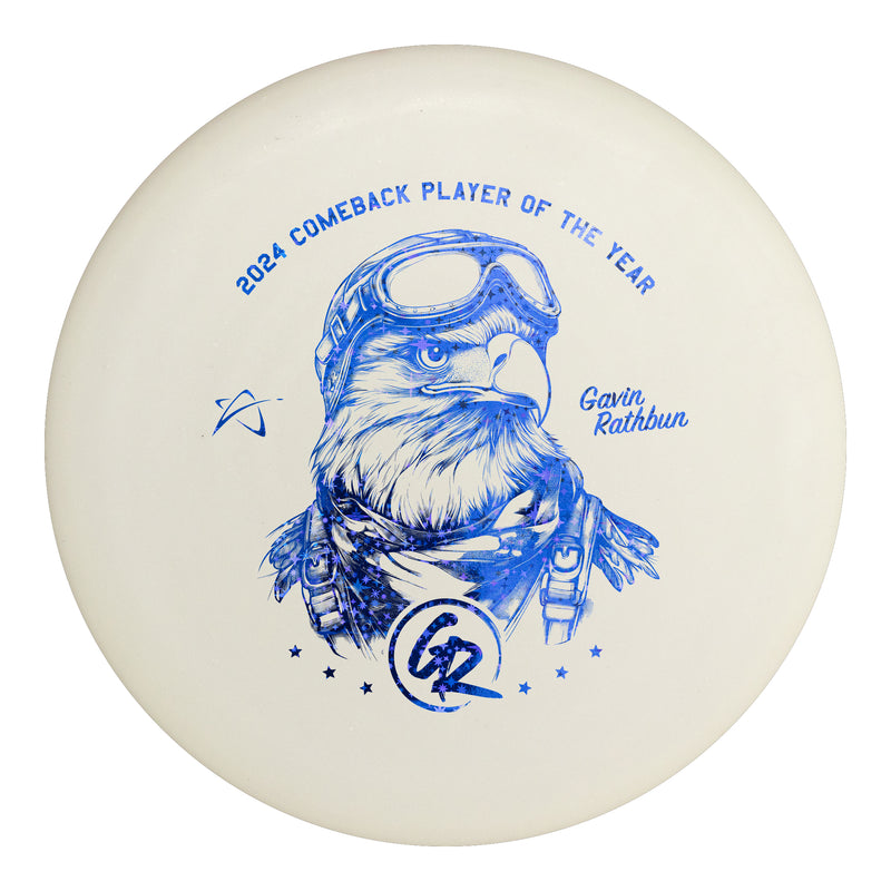 Prodigy PA-3 300 GLOW Plastic - Gavin Rathbun "Fly, Gavin, Fly" 2024 Comeback Player of the Year Stamp