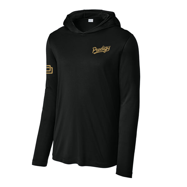 Prodigy Performance Lightweight Hoodie - Sportscript - Black