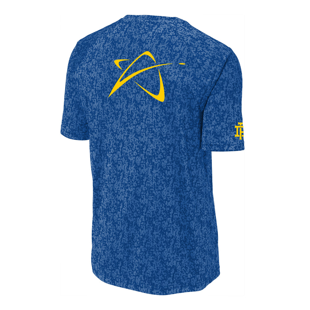 Prodigy Performance T-Shirt - Sportscript - Royal Digi-Camo